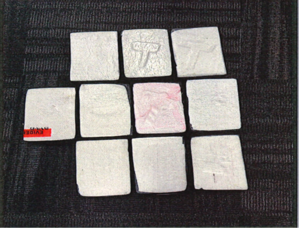 Ten kilos of cocaine seized.