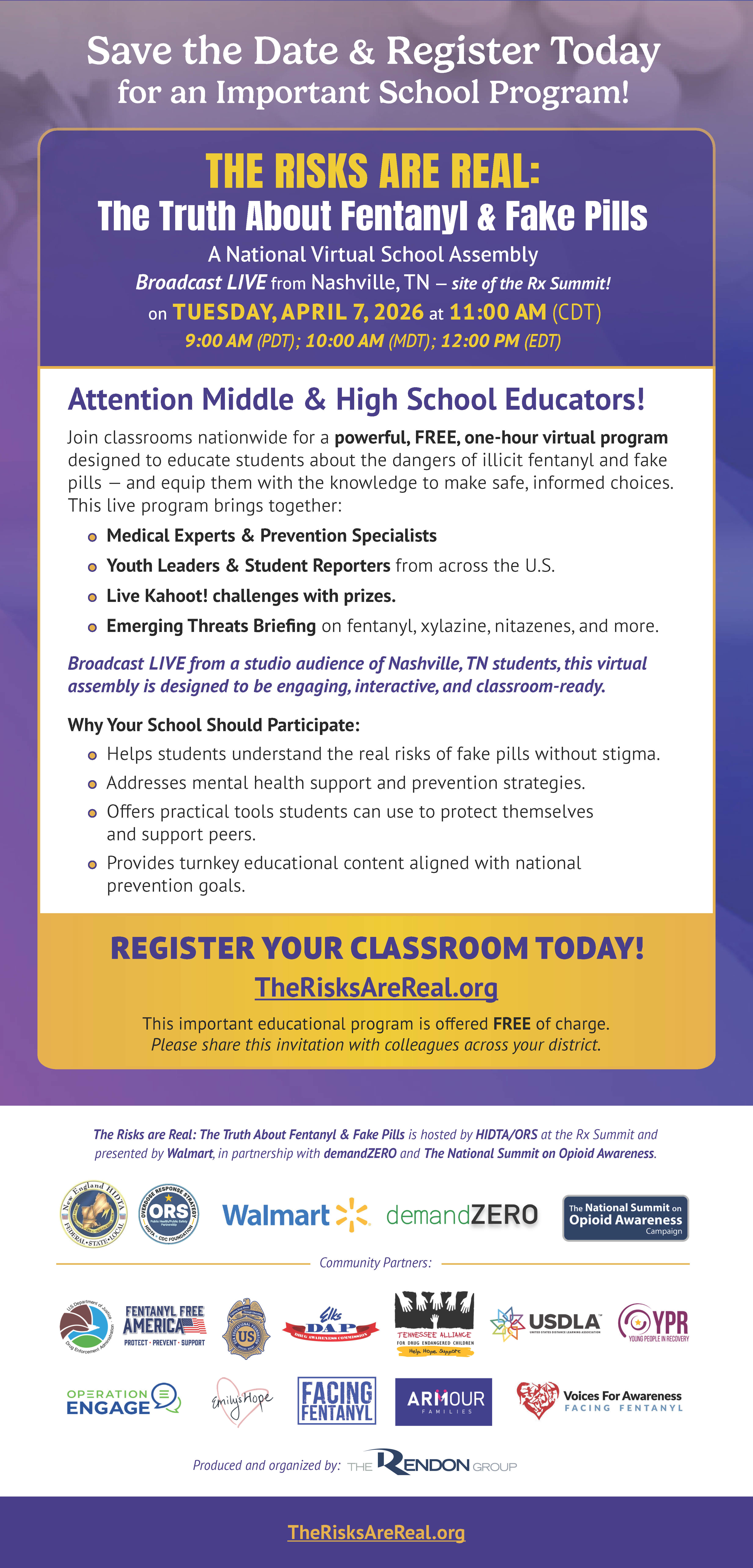 The Risks Are Real: The Truth About Fentanyl & Fake Pills