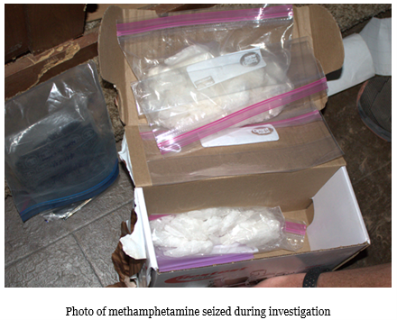 Meth seized during investigation