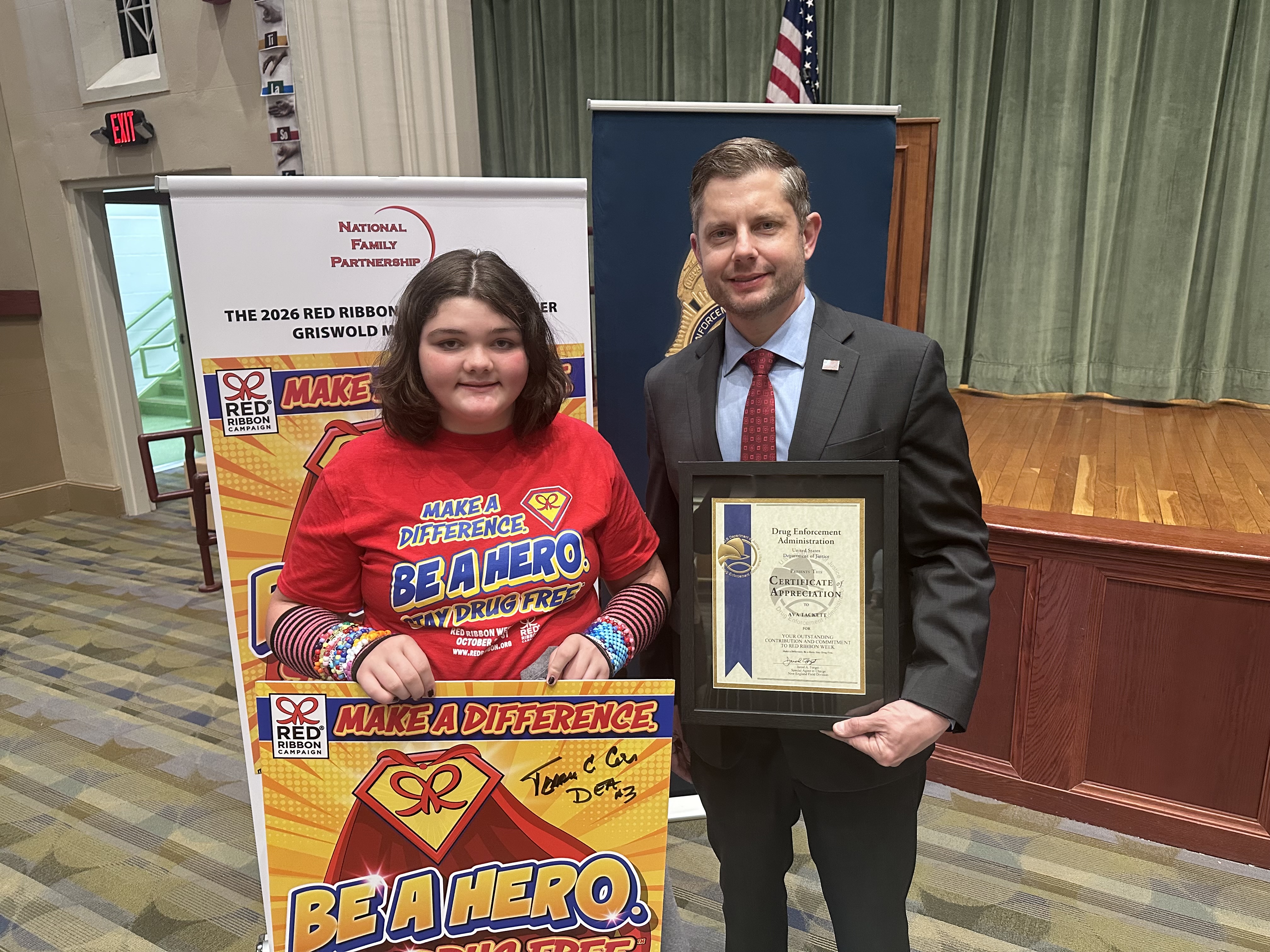 2026 Red Ribbon Theme Winner with New England SAC