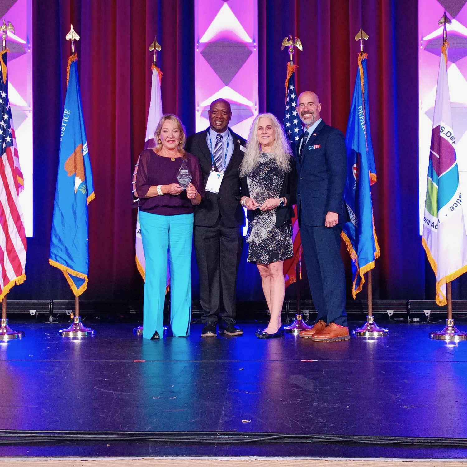 Fentanyl Free America Prevention Award Winners with DEA Administrator Terry Cole.