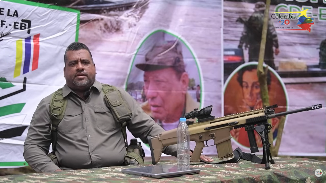 Screenshot of video interview with Rojas posted by Colombian news organization El Espectador on March 11, 2023, https://www.youtube.com/watch?v=fdYBGrYCeHM