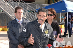 DEA agent Vito Guarino speaks with the media.