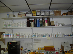 Prescription cough syrup seized from Dawn Pharmacy.