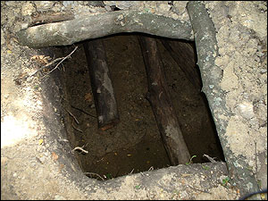 Bunker found near marijuana field