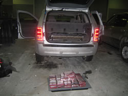 Cocaine seized from hidden compartment inside vehicle in Country Club Hills 