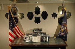 Drugs Seized from Helicopter Drug Smuggling Ring