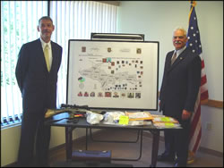 Detroit Special Agent in Charge Robert L. Corso addresses the Upper Peninsula media to discuss the operation.