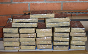 32 kilogram cocaine seizure.