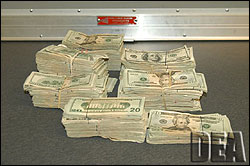 Money seized in Ontario. 