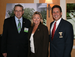 Left to right: Director Bill Janes (Florida Office of Drug Control), Sheriff Susan Benton (Highlands County) & SAC Mark R. Trouville.
