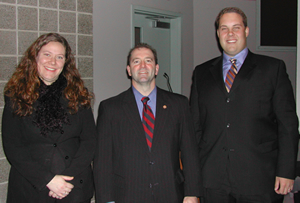 From Left to Right: Dawn Rebscher – District Field Representative- Congressman Frank Pallone, Jr. (D-6th), PIO Special Agent Douglas S. Collier- DEA New Jersey Division, and James King – Staff Assistant-Congressman Christopher H. Smith (R-4th) 