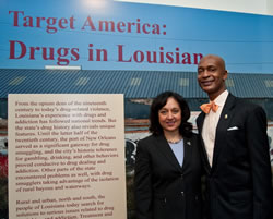 Michele M. Leonhart, DEA Acting Administrator and SAC Jimmy S. Fox III, New Orleans Field Division