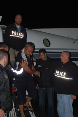 SANTACRUZ-ECHEVERRI, a Colombian national, was arrested