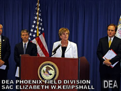 DEA phoneix field division SAC Elizabeth W. Kempshall