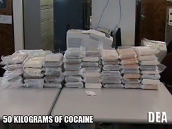50 kilograms of cocaine