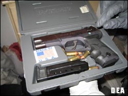 Weapon seized as part of the case