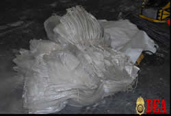 Cross Border Tunnel [Photos provided by the Government of Mexico military and the Secretaria de Seguridad Publica (SSP)]