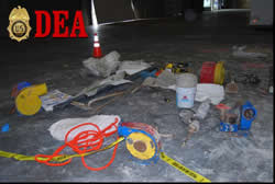 Cross Border Tunnel [Photos provided by the Government of Mexico military and the Secretaria de Seguridad Publica (SSP)]