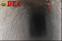 Cross Border Tunnel [Photos provided by the Government of Mexico military and the Secretaria de Seguridad Publica (SSP)]