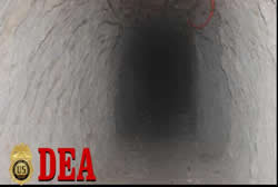 Cross Border Tunnel [Photos provided by the Government of Mexico military and the Secretaria de Seguridad Publica (SSP)]