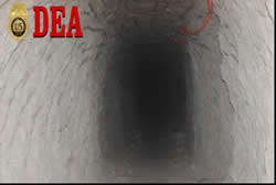 Cross Border Tunnel [Photos provided by the Government of Mexico military and the Secretaria de Seguridad Publica (SSP)]