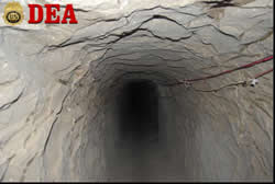 Cross Border Tunnel [Photos provided by the Government of Mexico military and the Secretaria de Seguridad Publica (SSP)]