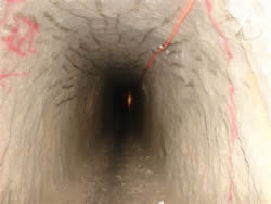 Cross Border Tunnel [Photos provided by the Government of Mexico military and the Secretaria de Seguridad Publica (SSP)]