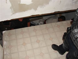 Cross Border Tunnel [Photos provided by the Government of Mexico military and the Secretaria de Seguridad Publica (SSP)]