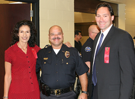 (L-R) Myrna Camarena, Nampa PD Chief Bill Ausberger, RAC Keith Weis 