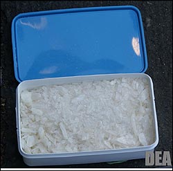 16 pounds of 'ice' was seized in the September 2008 operation. 