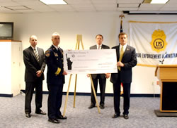 L to R: Deputy Chief Monardo, Commissioner Bealefeld, USA Rosenstein and ASAC Kotowski