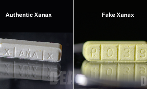 Authentic Xanax vs Fake