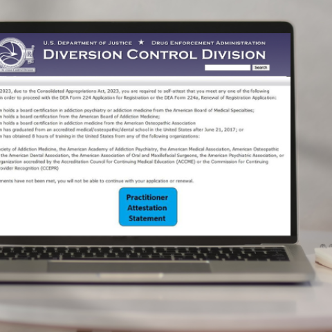 office background with a laptop on a cafe table