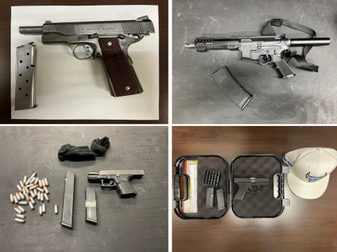 seized firearms