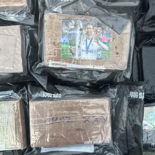 Close up of kilo labels