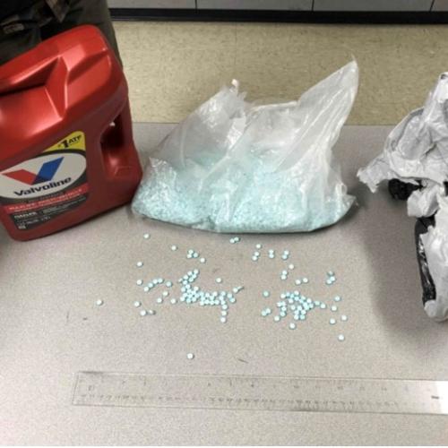 Fentanyl Hidden in Oil Container