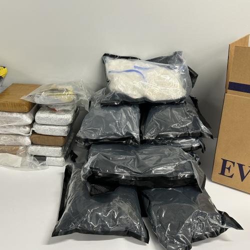 Total Seizures: 71 kilograms of suspected fentanyl powder ,20 kilograms of crystal methamphetamine ,1 firearm