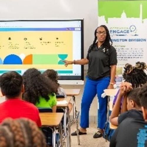 Maryland Army National Guard SGT Jones, Andrea talking about stress, coping and wellness