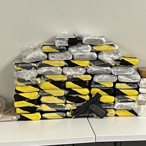 On July 1, DEA agents, Lexington County Sheriff’s deputies, and South Carolina State Transport Police officers conducted two coordinated traffic stops in Lexington and Richland counties. Inside a tractor trailer that was transporting products with a legitimate business purpose, law enforcement also found large packages of illegal narcotics. Investigators believe the seized narcotics were sourced in Mexico and transported across the southern border.