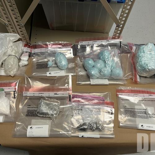 Drugs seized on October 16, 2025.