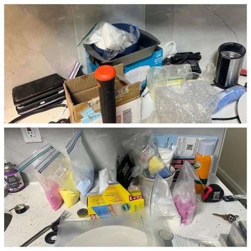 Seized drug materials