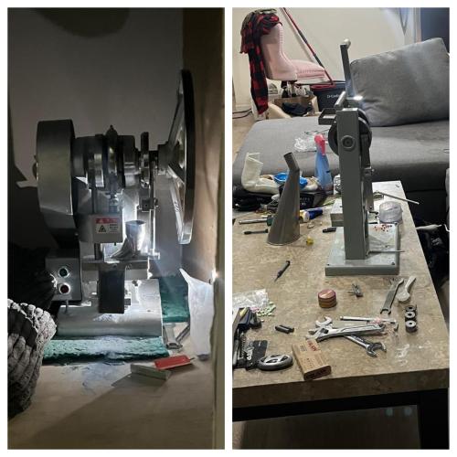Seized Pill Press machines