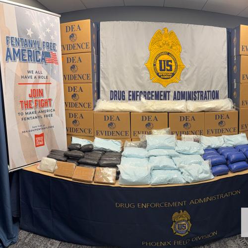 DEA seized more than 4.7 million fentanyl pills and nearly 2,396 pounds of fentanyl powder resulting in more than 57 million deadly doses of fentanyl removed