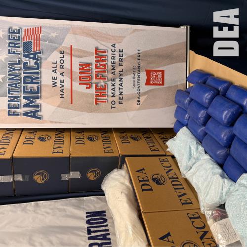 DEA seized more than 4.7 million fentanyl pills and nearly 2,396 pounds of fentanyl powder resulting in more than 57 million deadly doses of fentanyl removed