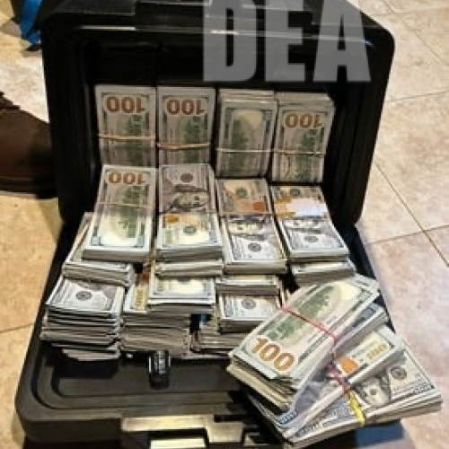 Cash seized during search warrants