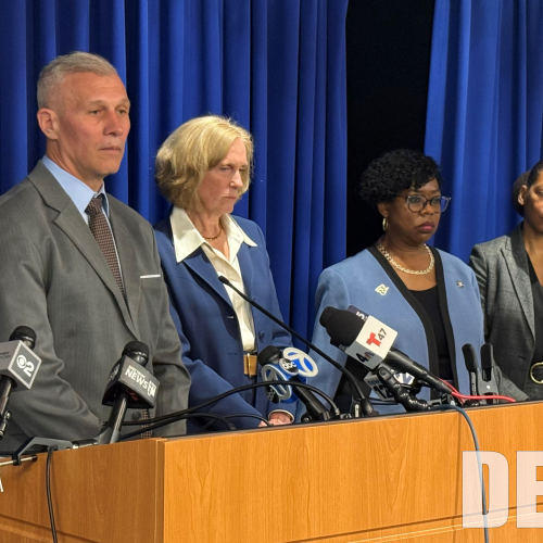 Press Conference-Three large-scale, yet unrelated fentanyl packaging operations were dismantled in the Bronx and Manhattan on Wednesday, April 8, 2026.