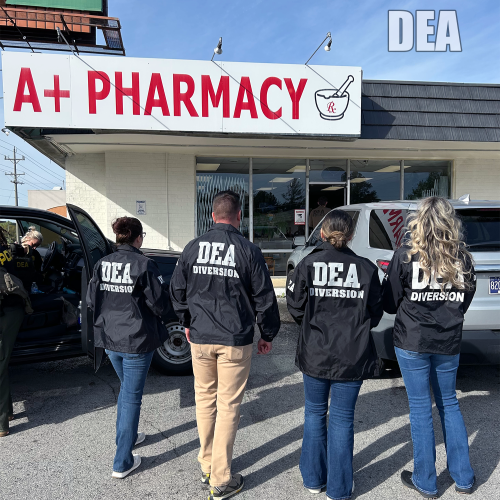 Immediate Suspension Orders (ISO) to A+ Pharmacy, a retail drug store located in Chattanooga, Tennessee
