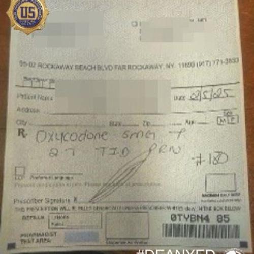 Falsified Prescription