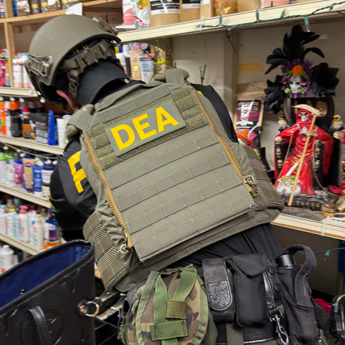 DEA Agent clearing store shelves
